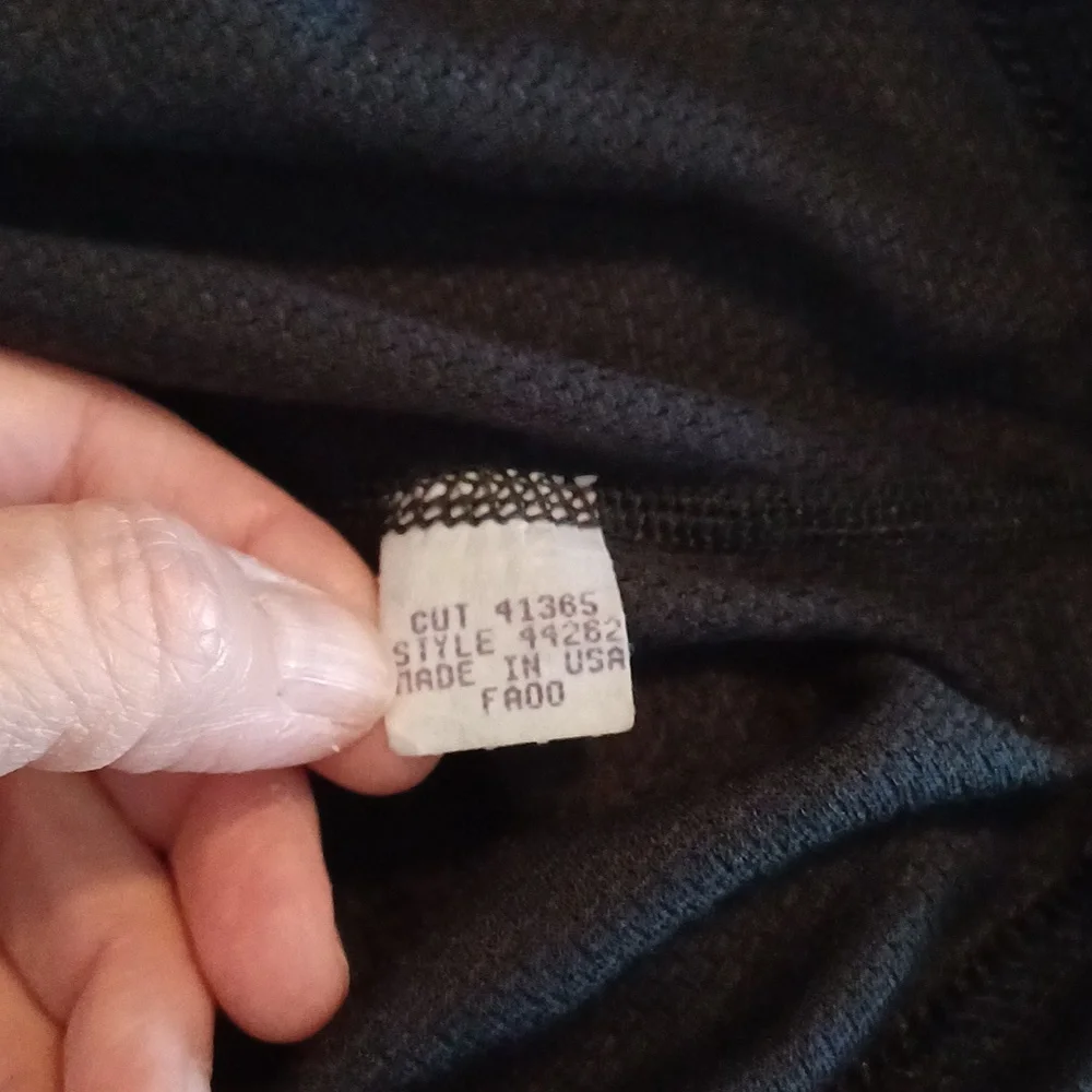 Patagonia Capilene Half Zip Midweight Long Sleeve Shirt Black XL - Picture 12 of 13